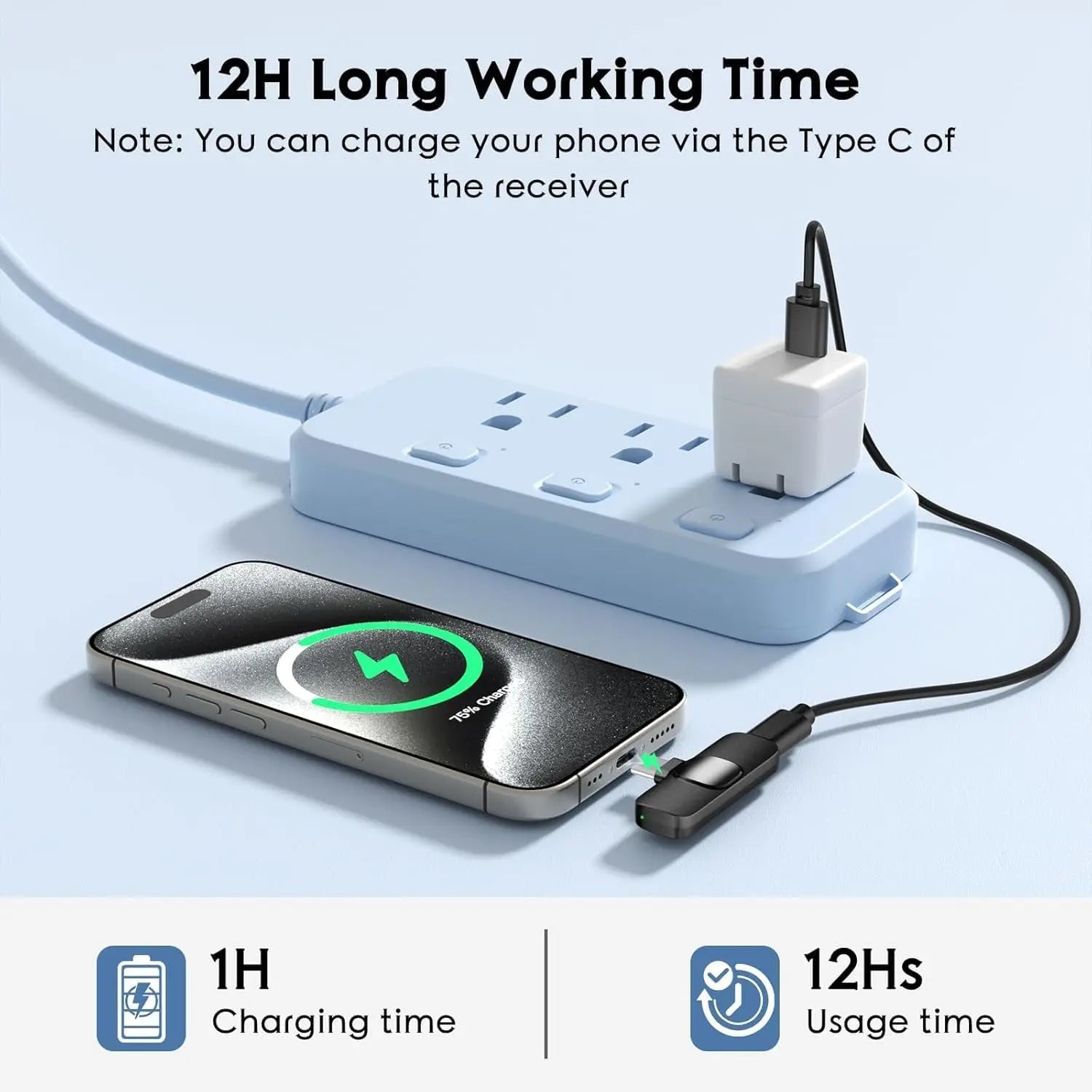 Wireless Mini Lavalier Microphone for Iphone Ipad Android Phone PC Laptop Plug-Play Mini Mic with Noise Reduction Lapel Microphone for Video Recording Interview Podcast Vlog Youtube Tiktok Wireless Microphones