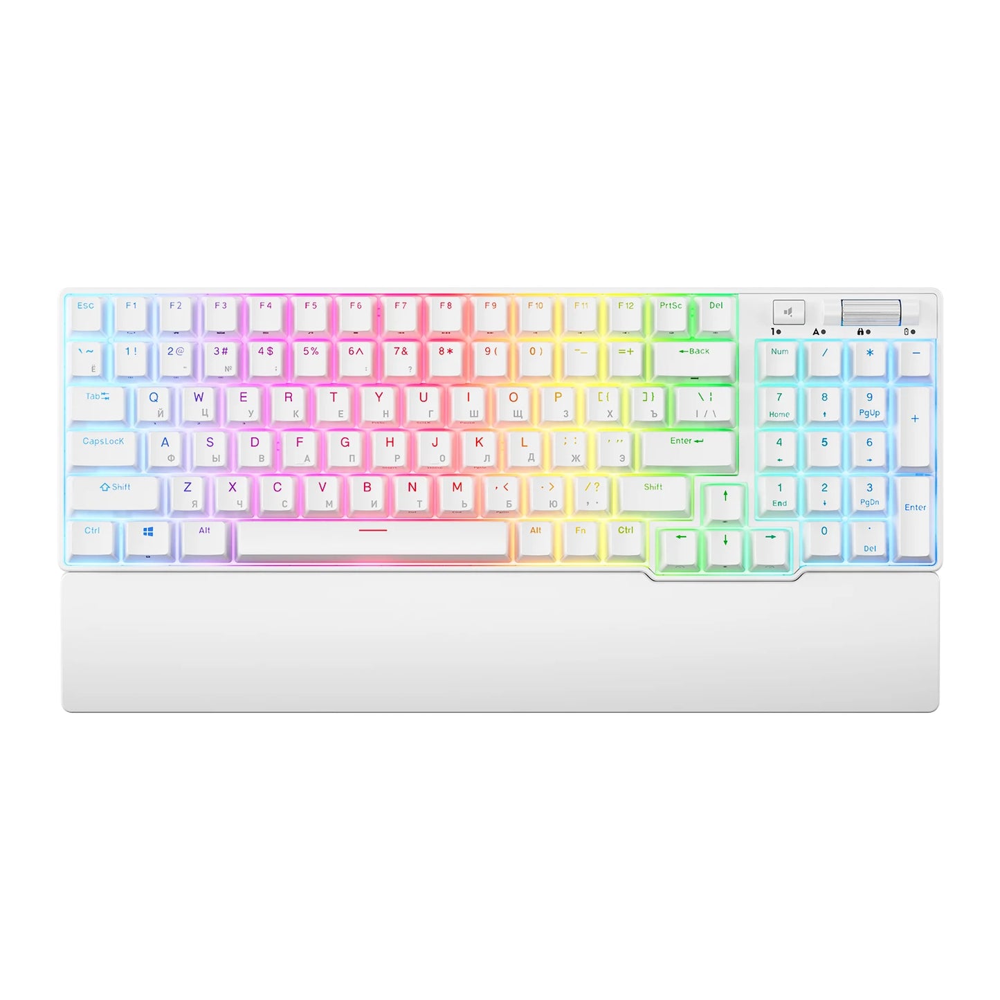ROYAL KLUDGE 96 RGB Tri-Mode BT5.0/2.4G/USB-C Hot-Swappable Mechanical Keyboard 96 Keys Bluetooth Wireless Gaming Keyboard