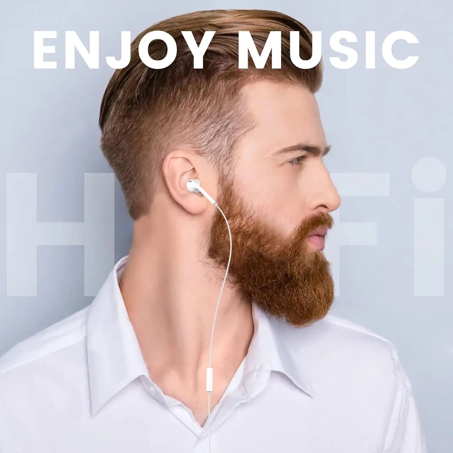 USB C Headphones in Ear Wired Headphones with Microphone for S23/Note 20/Pixel 7 Macbook Pro and Other Smartphones with USB C Interface