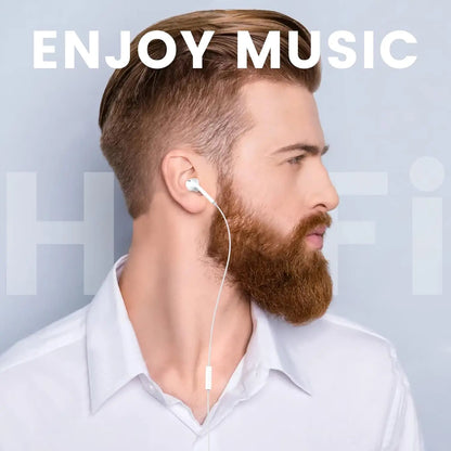 USB C Headphones in Ear Wired Headphones with Microphone for S23/Note 20/Pixel 7 Macbook Pro and Other Smartphones with USB C Interface